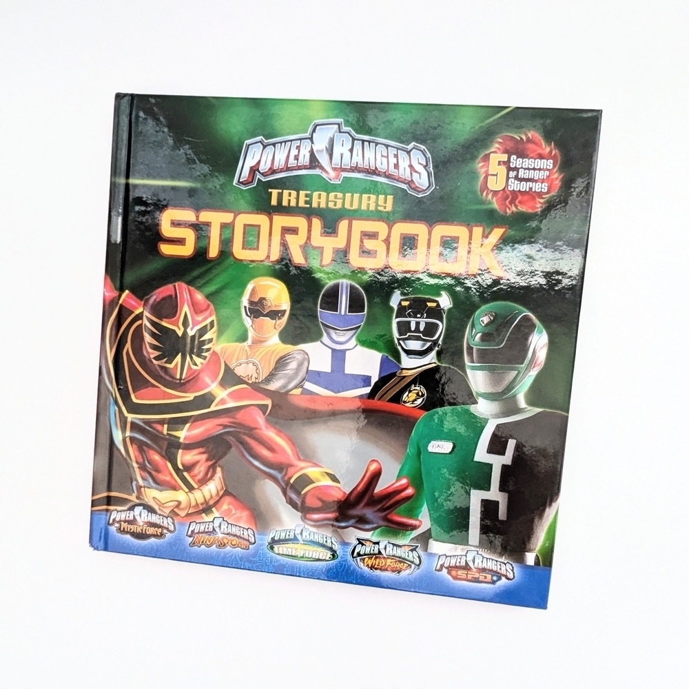 Power Rangers Treasury Hardcovered Storybook w/5 Stories